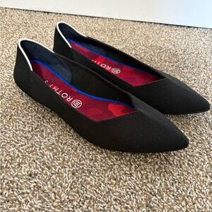 Rothy's Women's Black Pointed Flats